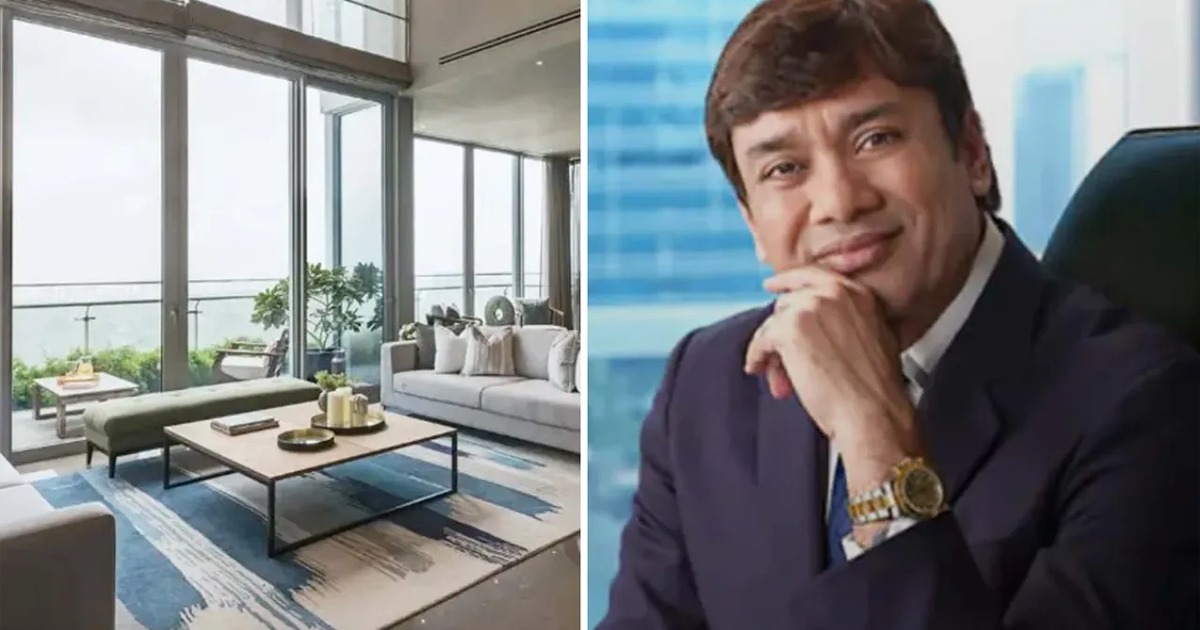 A real estate company director spends 97 crore on a lavish Mumbai flat with a view of the sea