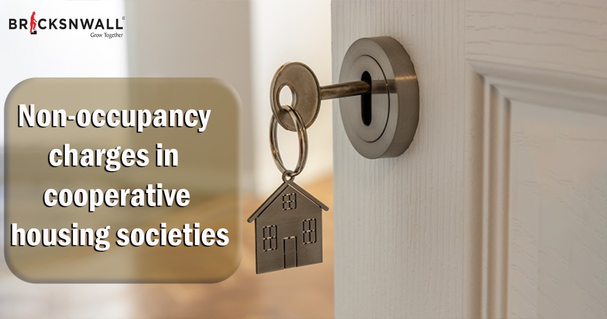 Non-occupancy charges in cooperative housing societies