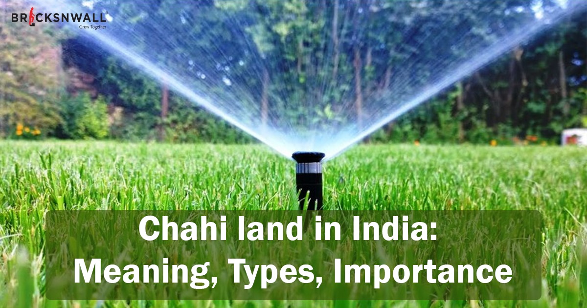 Chahi land in India: Meaning, Types & Importance